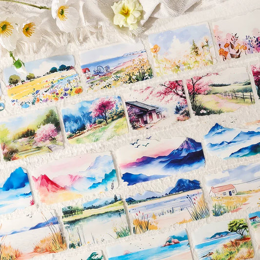 Green Valley Sticker Tape Set (4 Pcs)