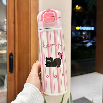 Cute Pastel Pop Stainless Steel Sipper ( 550 ML )