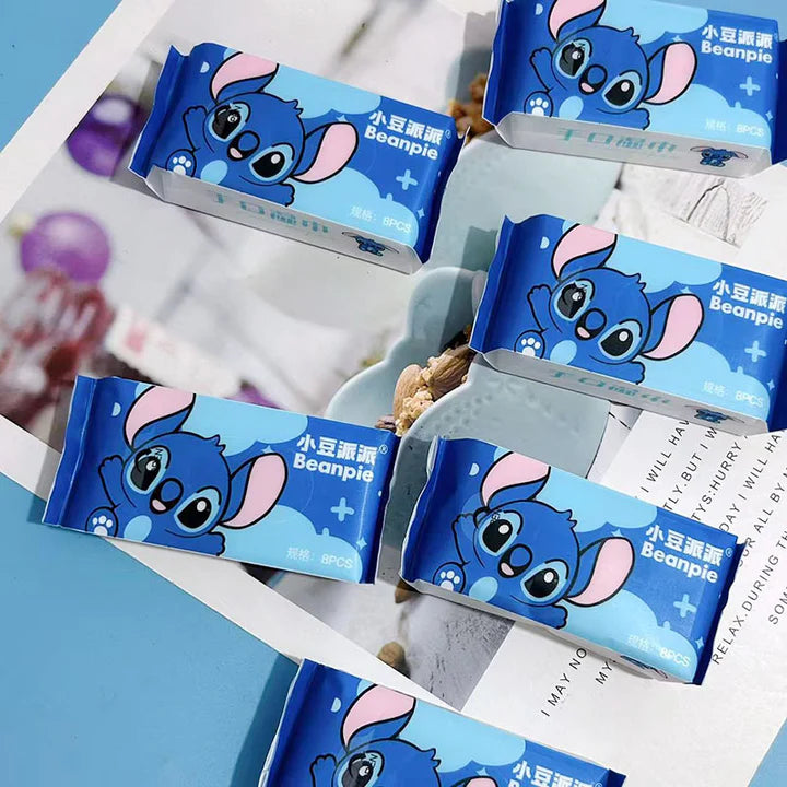 Kawaii Wet Wipes Pack - 64 Pcs Set