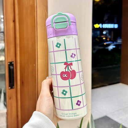 Cute Pastel Pop Stainless Steel Sipper ( 550 ML )