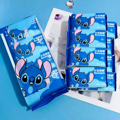 Kawaii Wet Wipes Pack - 64 Pcs Set