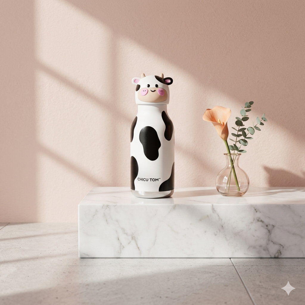 Animal Sipper Bottle Stainless Steel