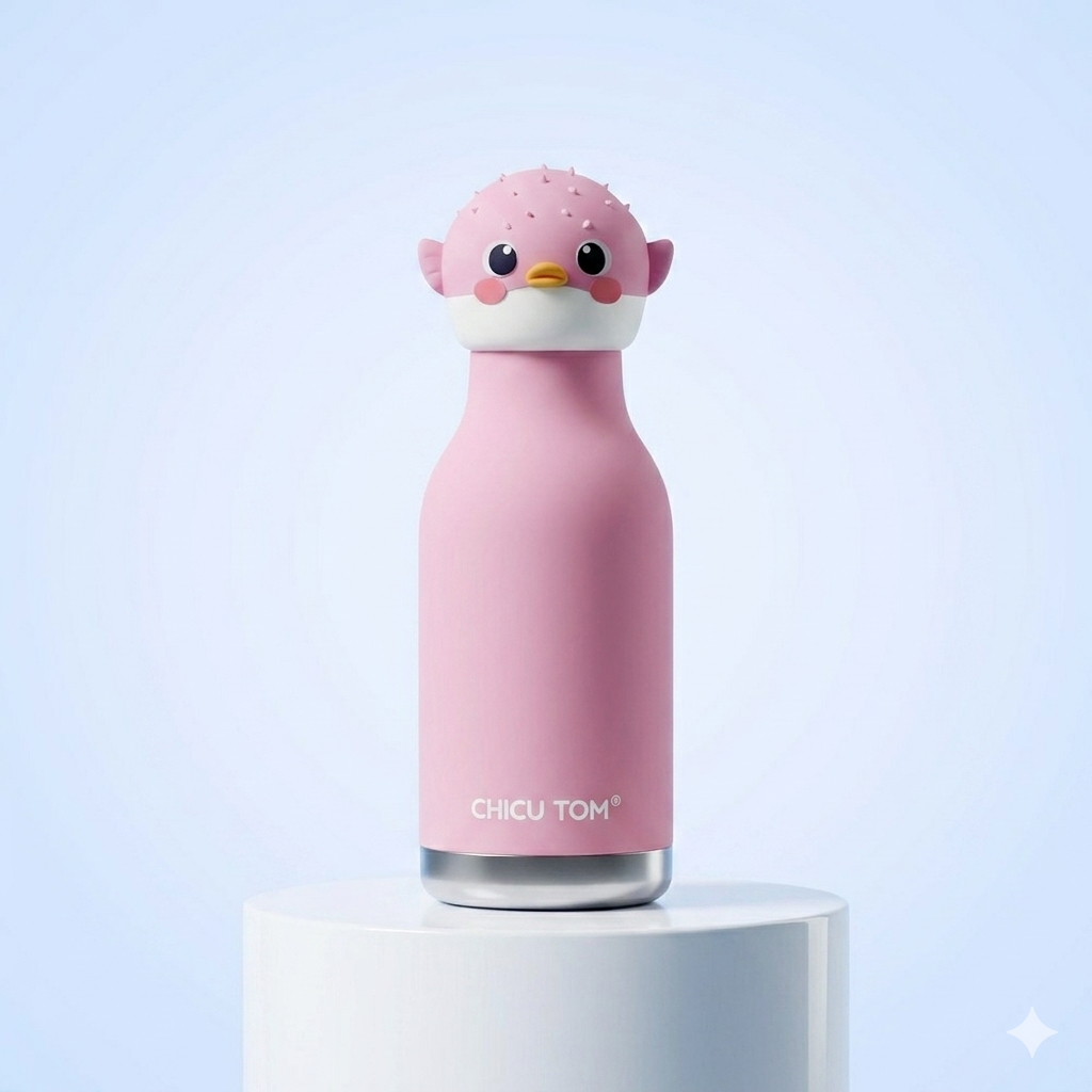 Animal Sipper Bottle Stainless Steel