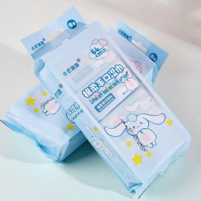 Kawaii Wet Wipes Pack - 64 Pcs Set