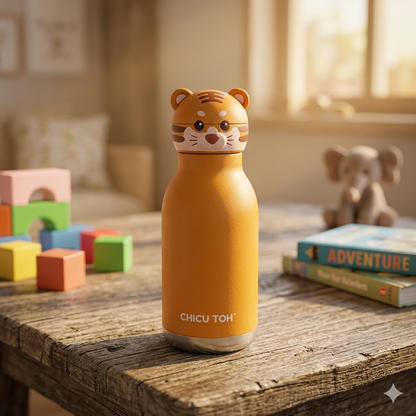Animal Sipper Bottle Stainless Steel