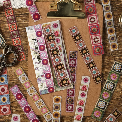 Craft Decorative Lace Sticker - 20 Pcs