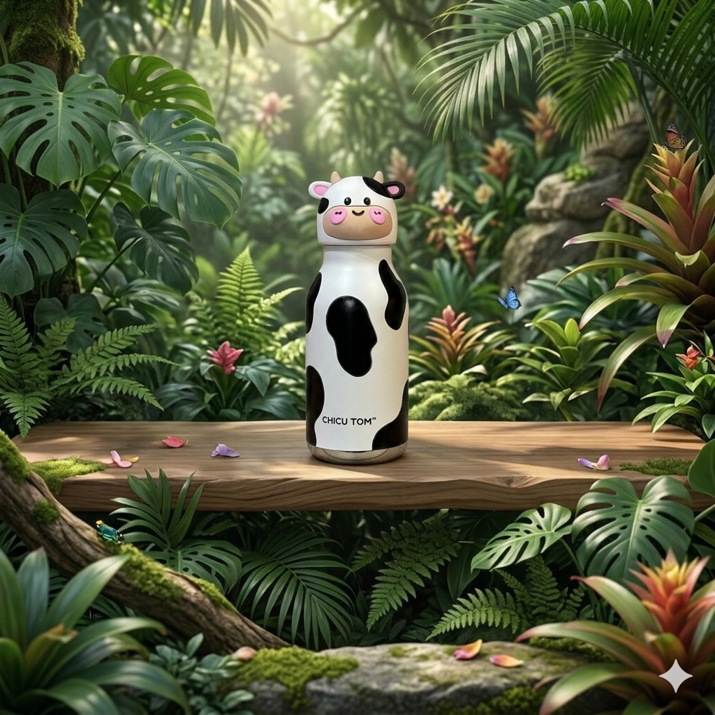 Animal Sipper Bottle Stainless Steel