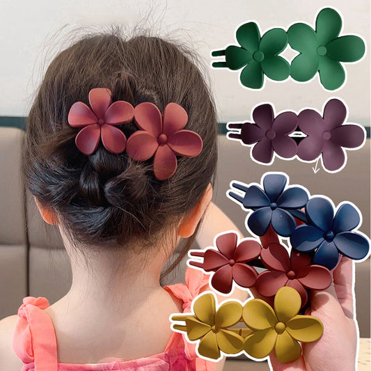 Two Flower Pintresty Haiw Claw Pin