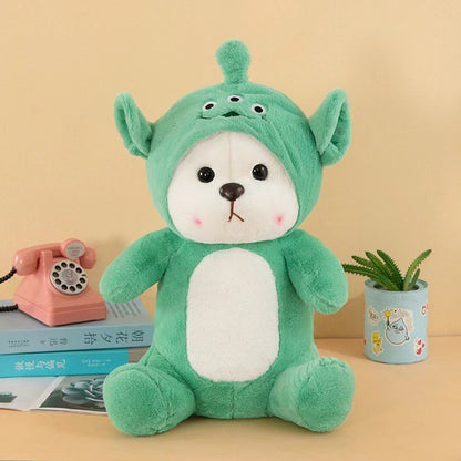 Hoodie Panda bear  plushy soft toy
