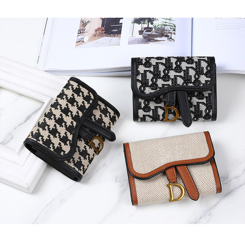 Korean sleek D Mini wallets