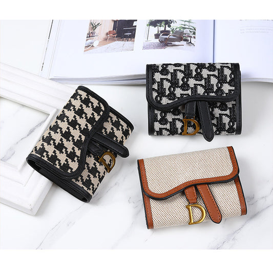 Korean sleek D Mini wallets
