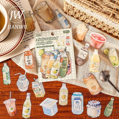 Food and Things Journaling Sticker-20 Pcs