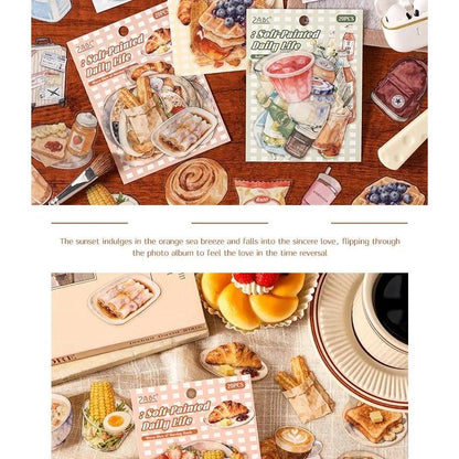 Food and Things Journaling Sticker-20 Pcs