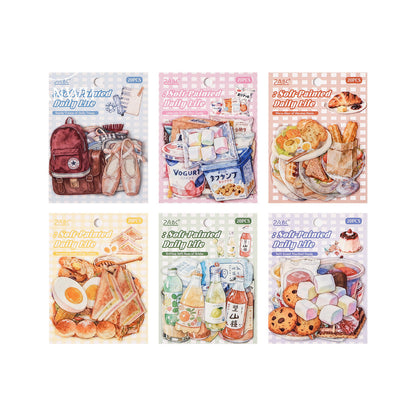 Food and Things Journaling Sticker-20 Pcs