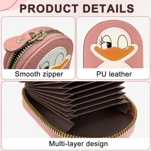 Kawaii Duck Wallet Card Holder